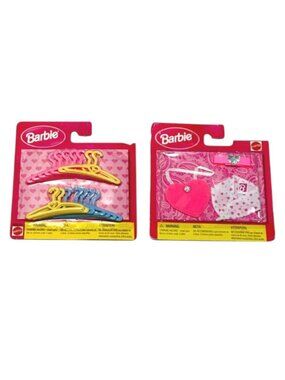 Vintage Barbie Fashion Avenue Accessories Fashion Lot 2 Doll Clothing New 1998